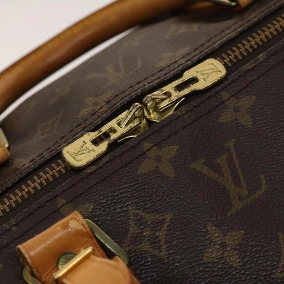 LOUIS VUITTON Monogram Keepall 60 Boston Bag M41422 LV Auth - Picture 14 of 16